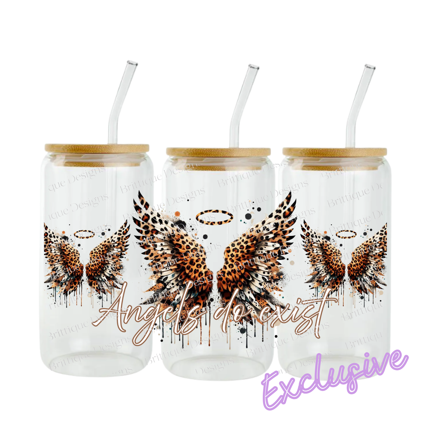 Angels Do Exist | 16oz UV DTF Exclusive