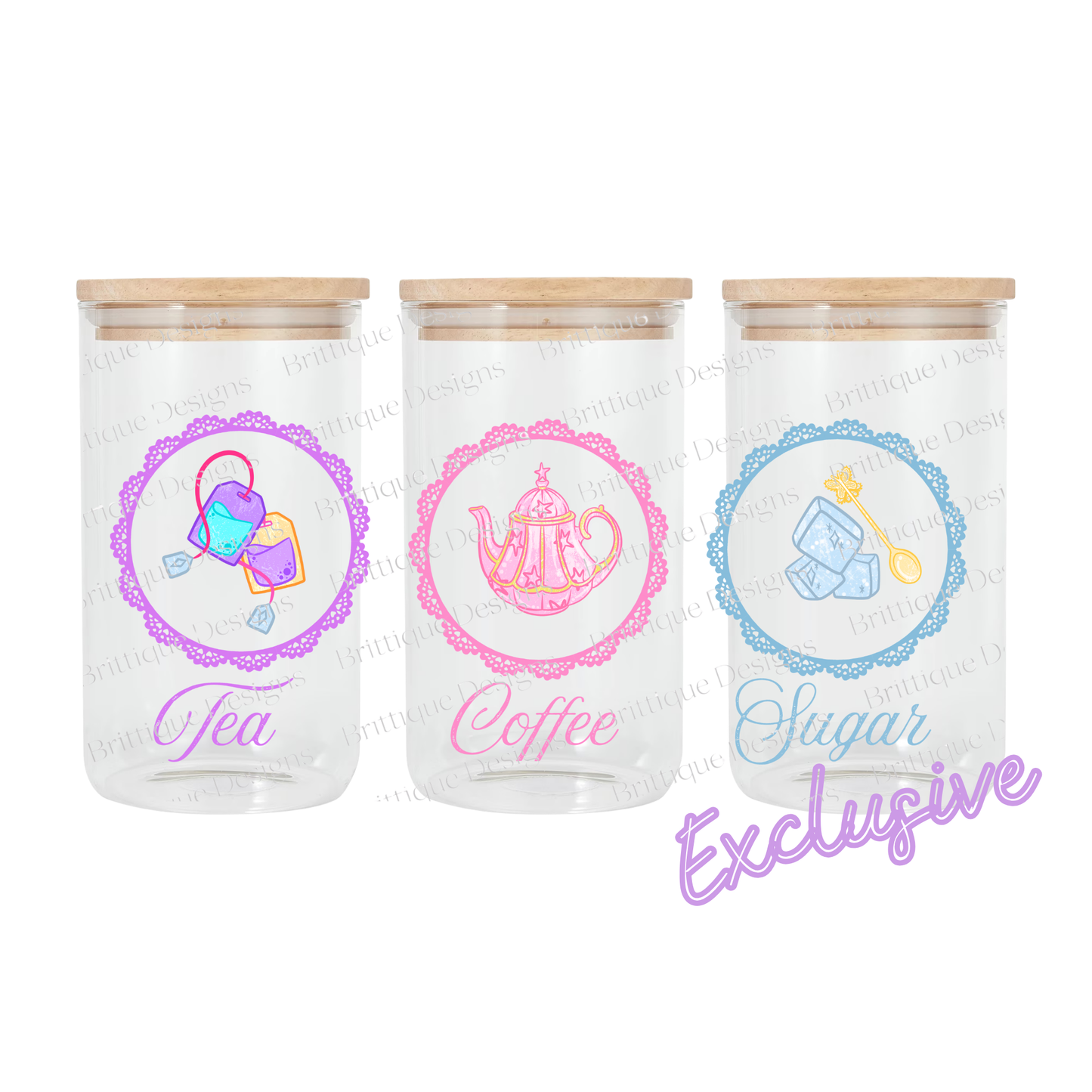 Cafe Treats | Canister | 16oz UV DTF Exclusive