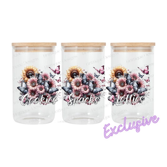 Flowers | Canister |16oz UV DTF Exclusive