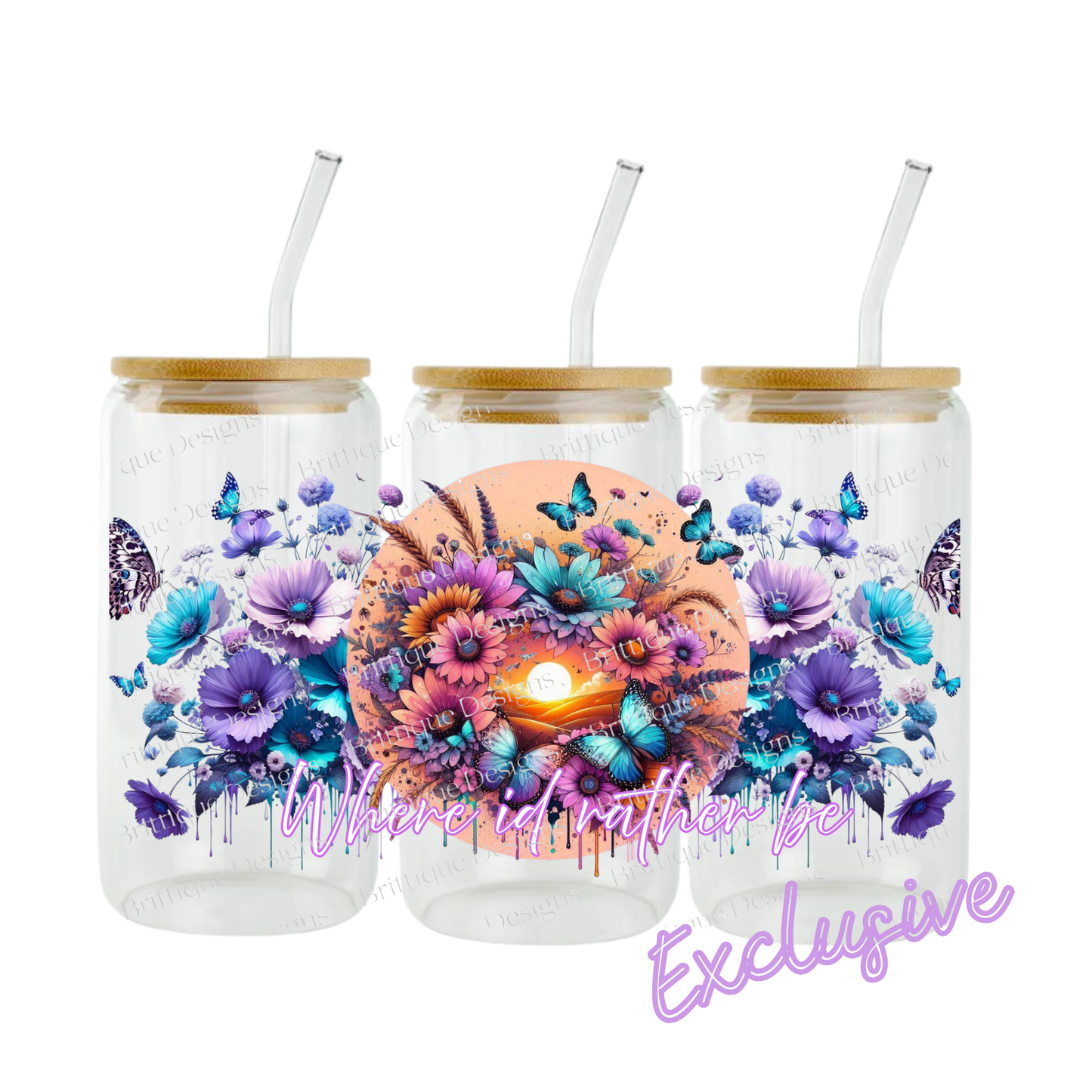 Where Id Rather Be | 16oz UV DTF Exclusive
