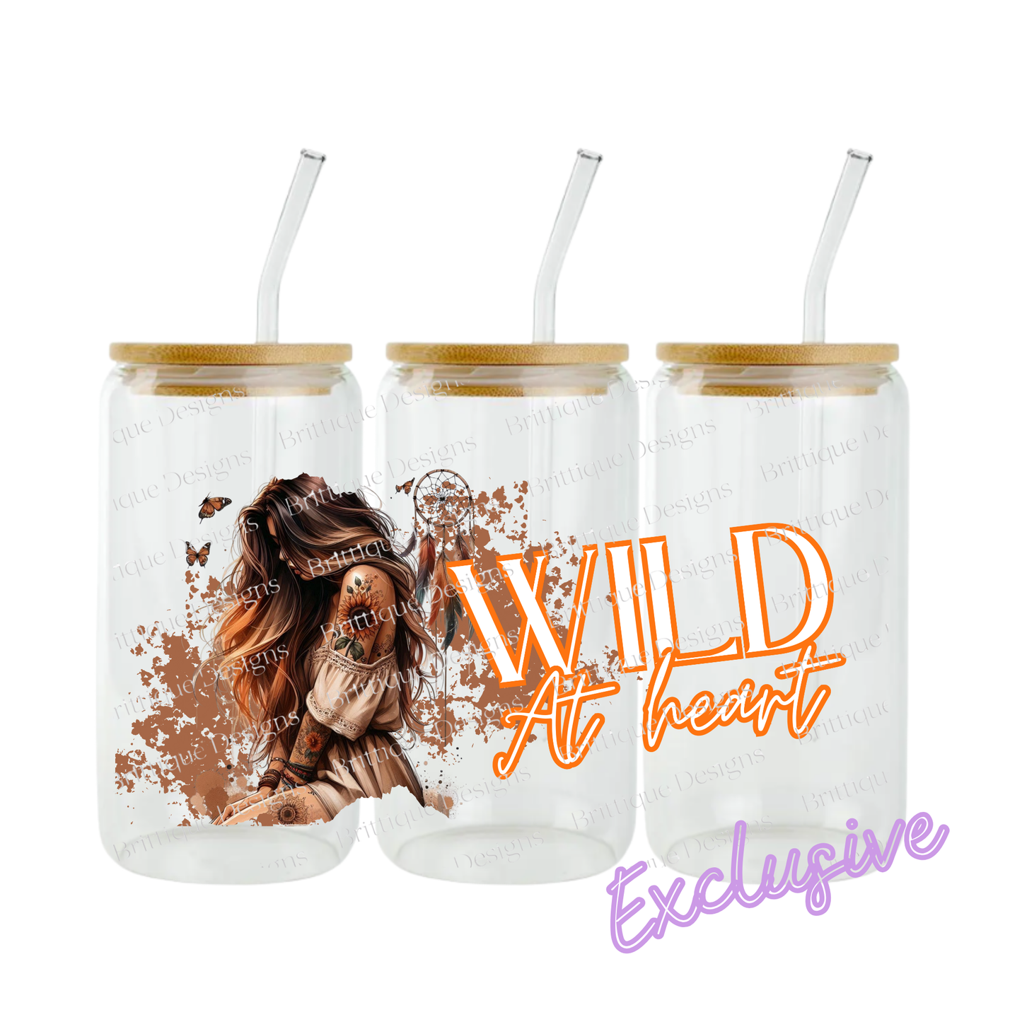 Wild At Heart | 16oz UV DTF Exclusive