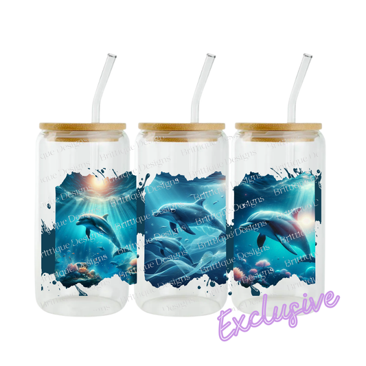 Dolphins | 16oz UV DTF Exclusive