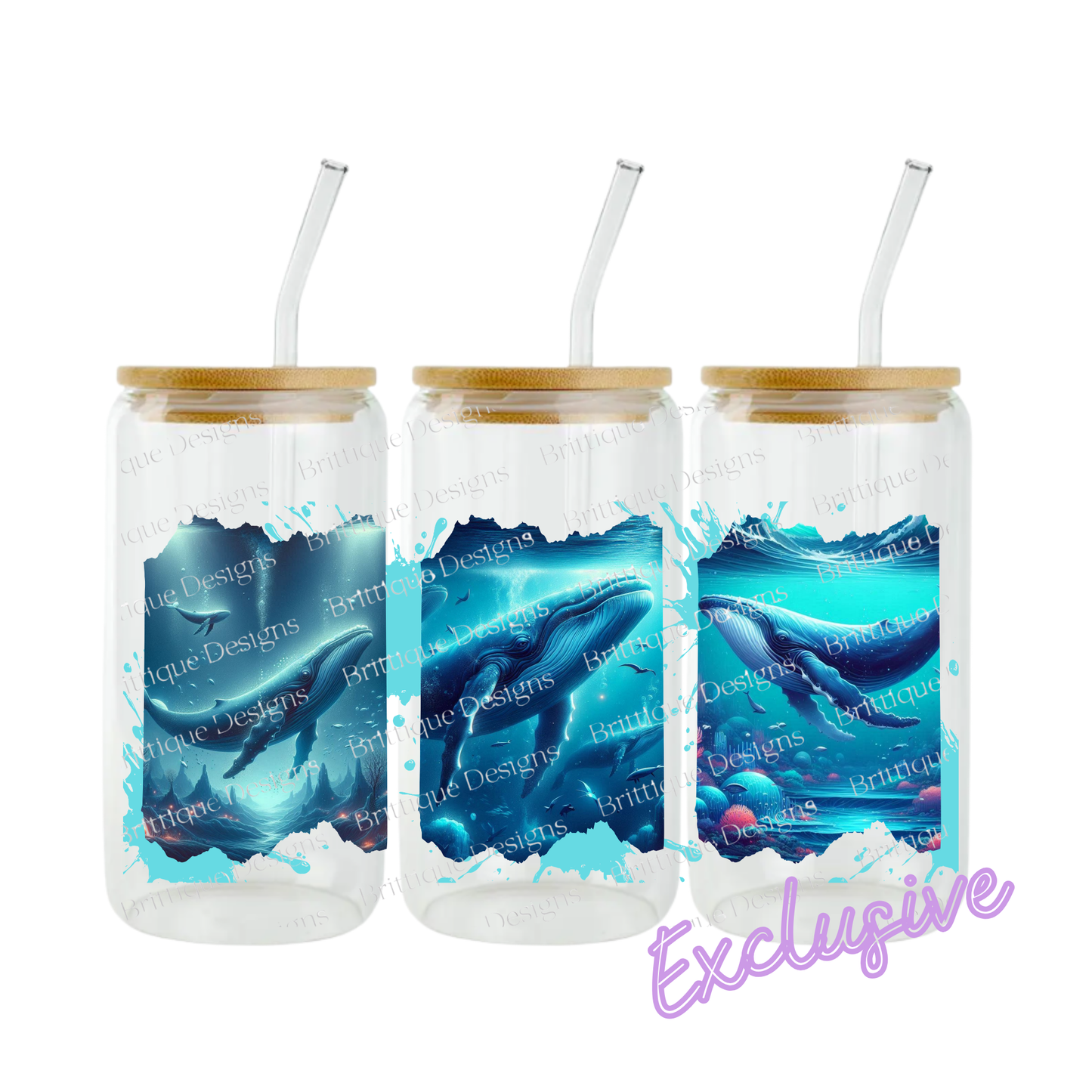 Whales | 16oz UV DTF Exclusive