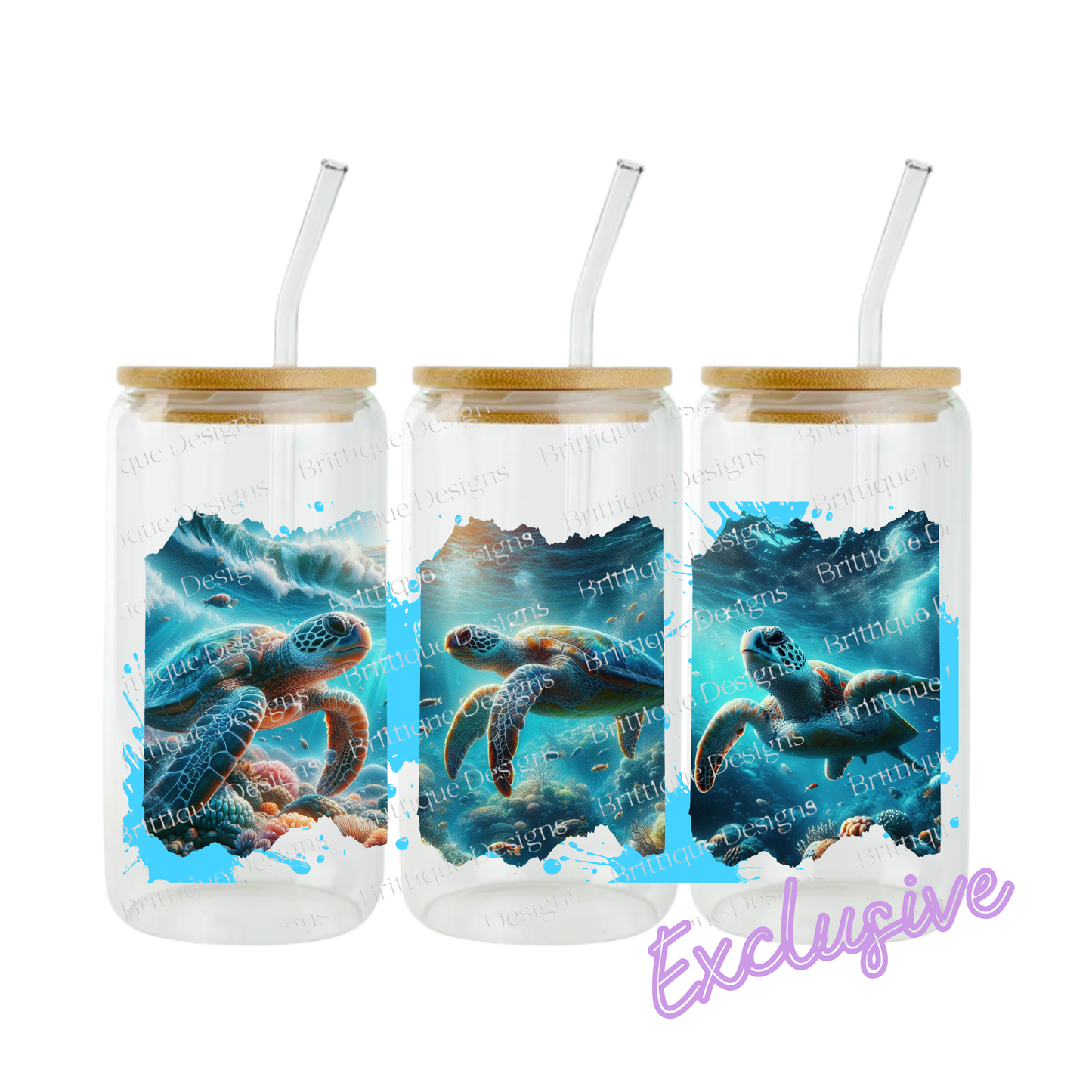 Turtles | 16oz UV DTF Exclusive