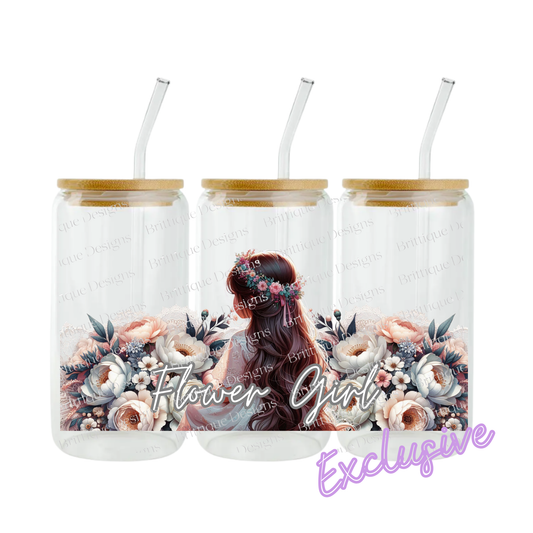 Flower Girl | 16oz UV DTF Exclusive