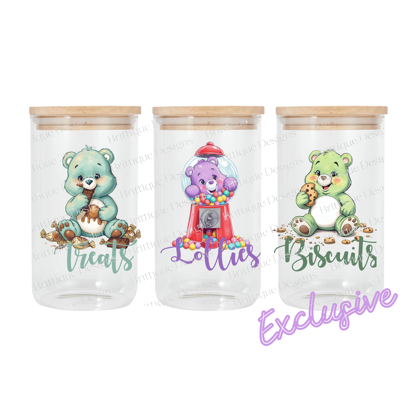 C4re B3ars | Canister | 16oz UV DTF Exclusive