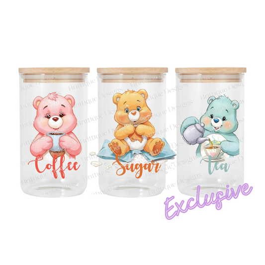 C4re B3ars | Canister | 16oz UV DTF Exclusive