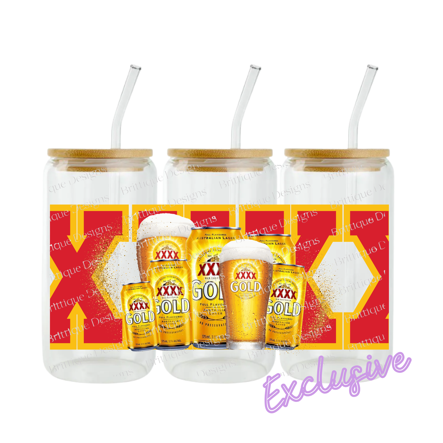 XXXX Gold | 16oz UV DTF Exclusive