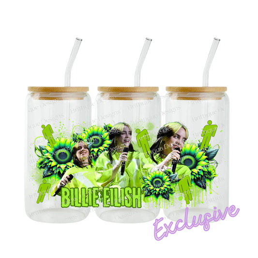 "B1llie E1lish" 16oz UV DTF EXCLUSIVE