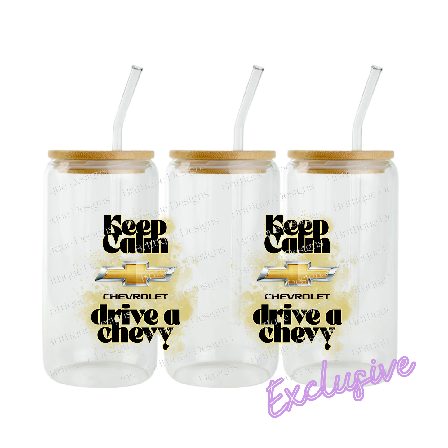 Drive A Chevy | 16oz UV DTF Exclusive