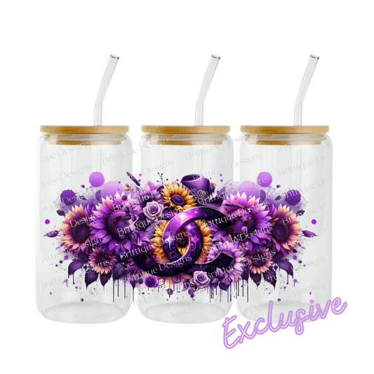 Ch4n3l Flowers | 16oz UV DTF Exclusive