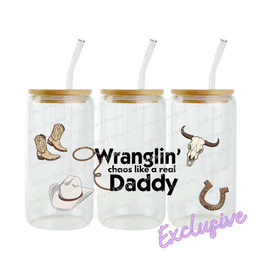 Wrangling Chaos | 16oz UV DTF Exclusive | #1013