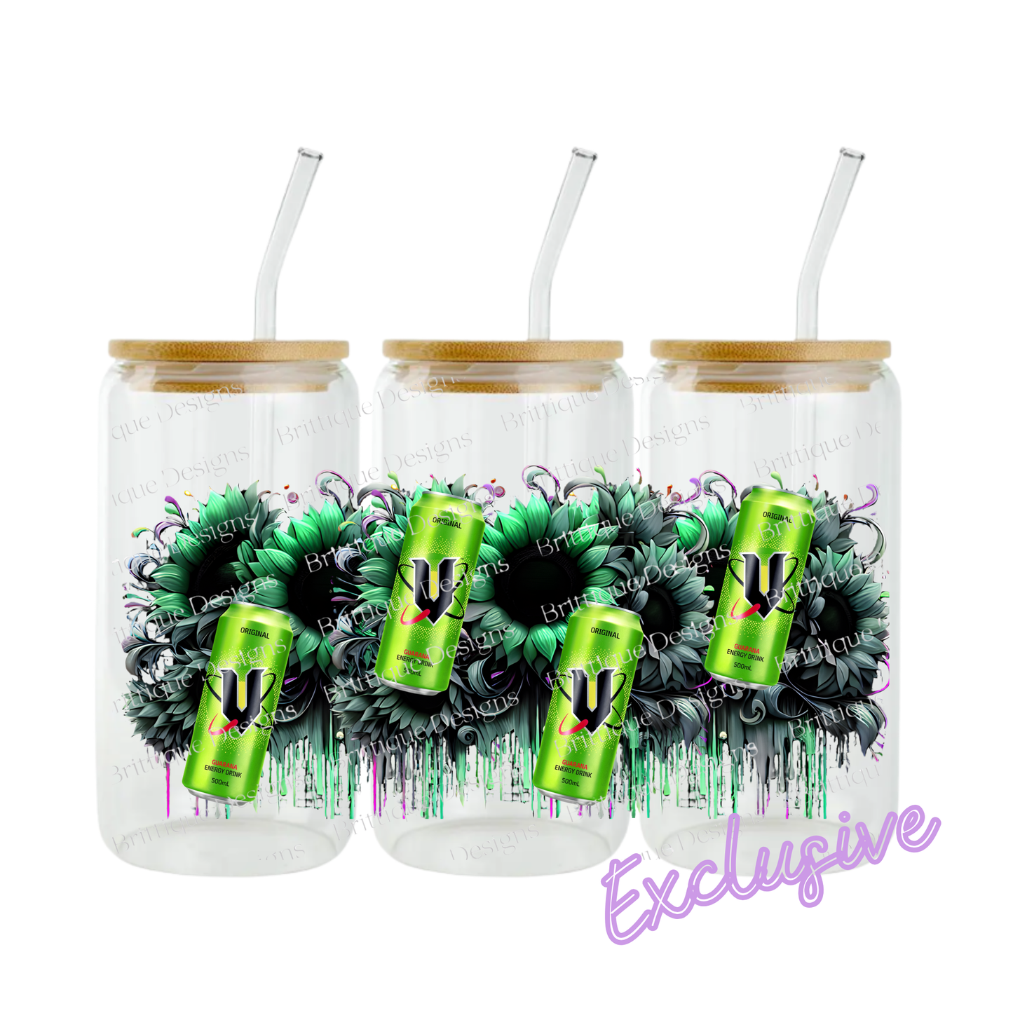 Green V | 16oz UV DTF Exclusive
