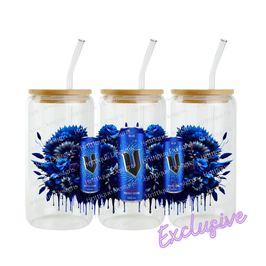 Blue V | 16oz UV DTF Exclusive