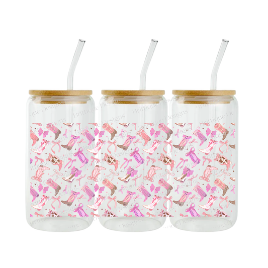 Pretty Cowgirl Vibes | 16oz UV DTF | #461