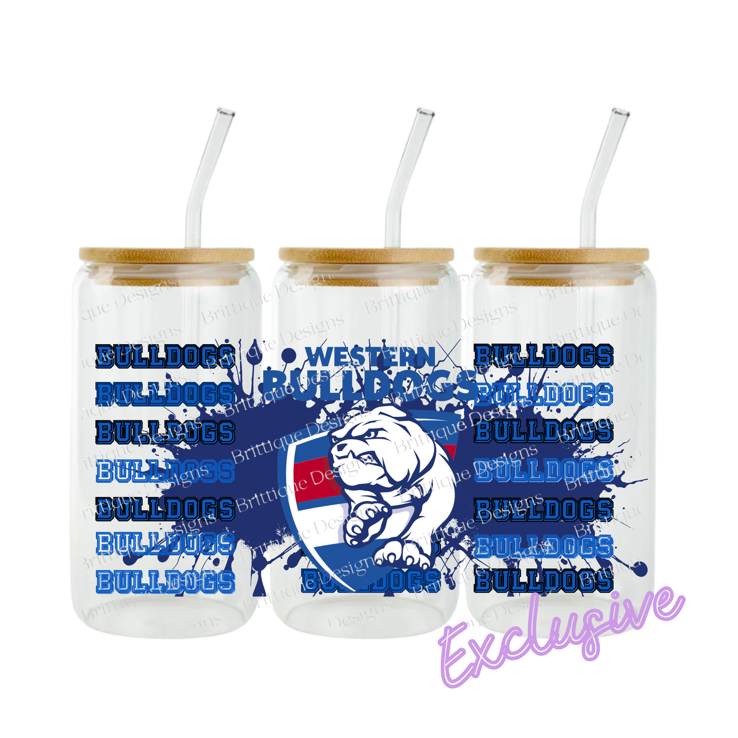 Western Bulldogs | AFL Football | 16oz UV DTF Exclusive