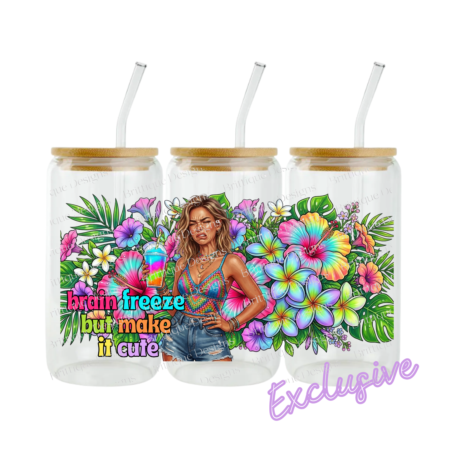 Brain Freeze | 16oz UV DTF Exclusive