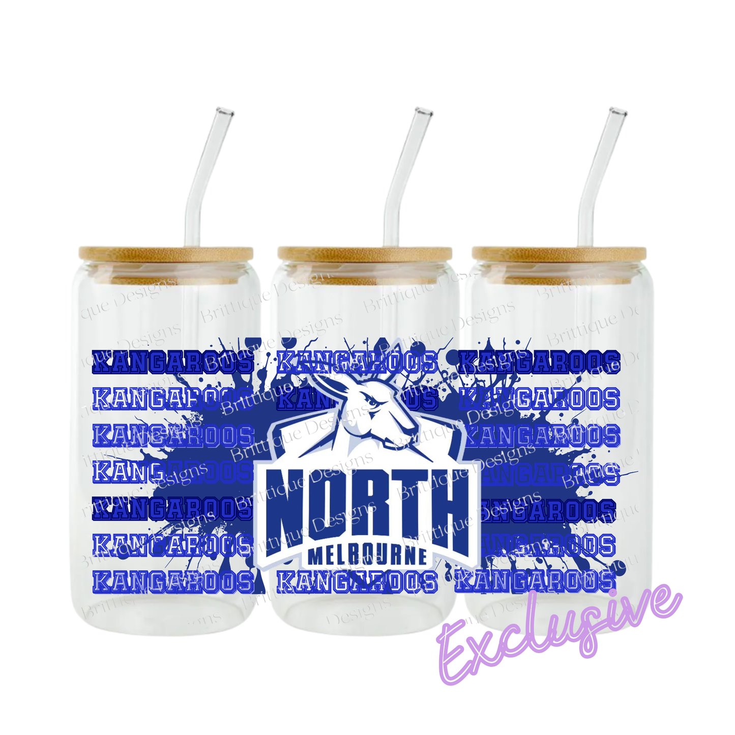North Melbourne | AFL Football | 16oz UV DTF Exclusive