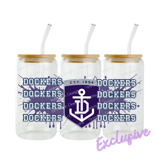 Fremantle Dockers | AFL Football | 16oz UV DTF Exclusive