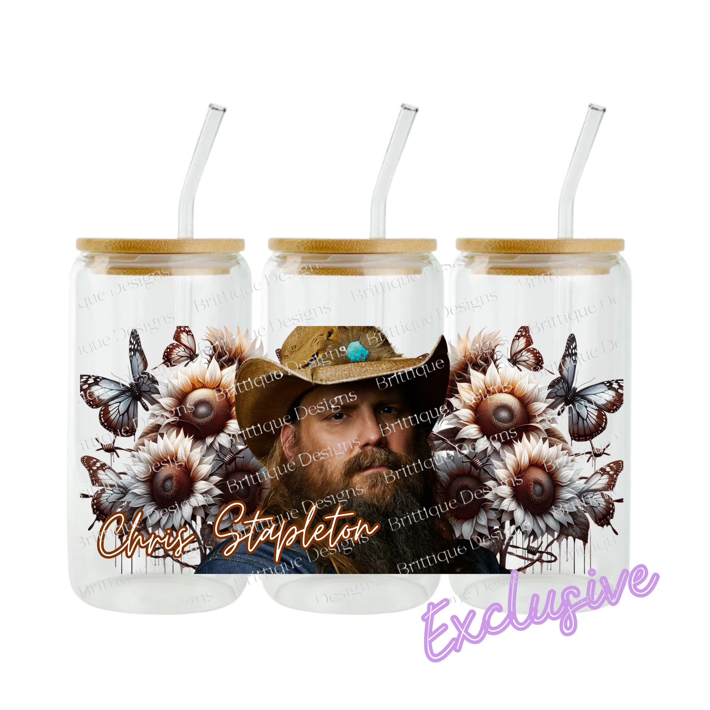 Chris Stapleton | 16oz UV DTF Exclusive