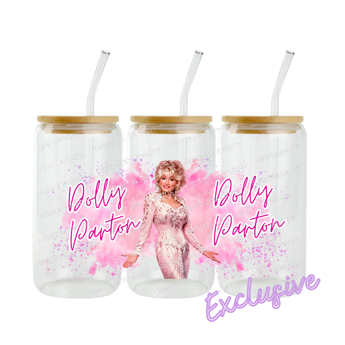 Dolly Parton | 16oz UV DTF Exclusive