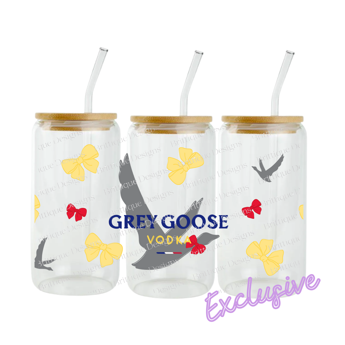 Grey Goose Vodka V2 | 16oz UV DTF Exclusive