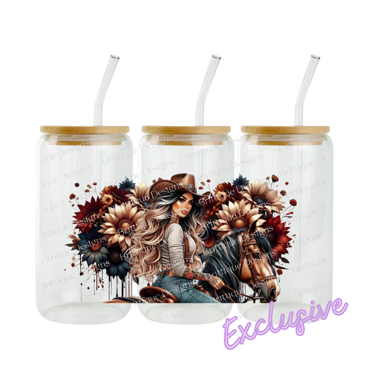 Wildflower Rider | 16oz UV DTF Exclusive