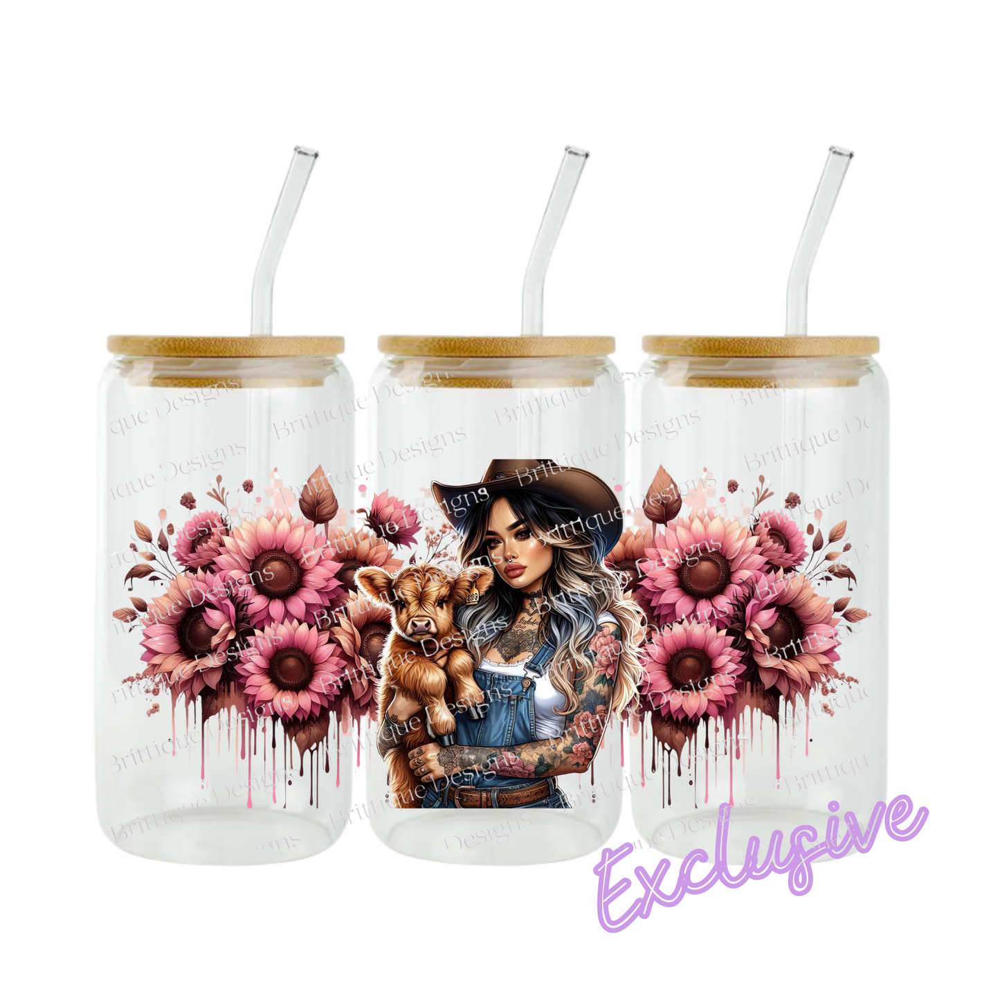 Sunflower Sweetheart | 16oz UV DTF Exclusive