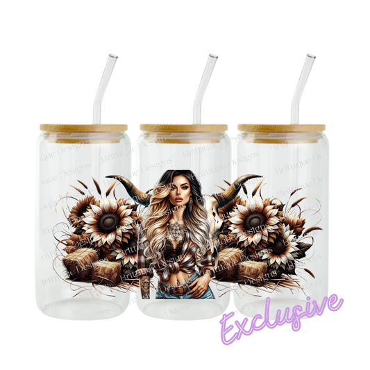 Floral Hayride | 16oz UV DTF Exclusive