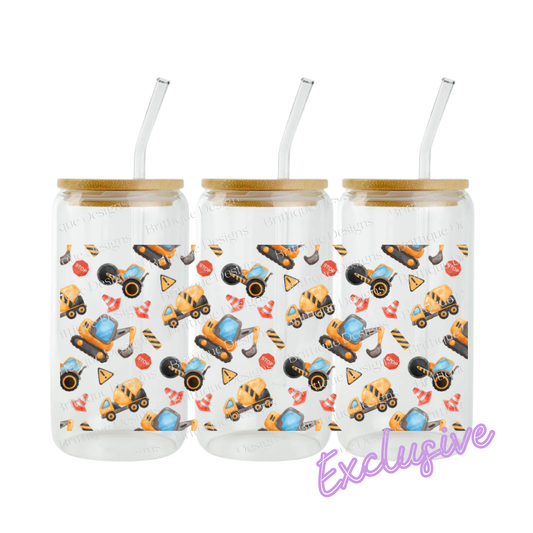 Kids Construction | 16oz UV DTF Exclusive