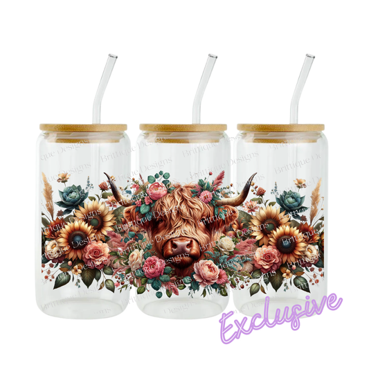 Rustic Bloom | 16oz UV DTF Exclusive