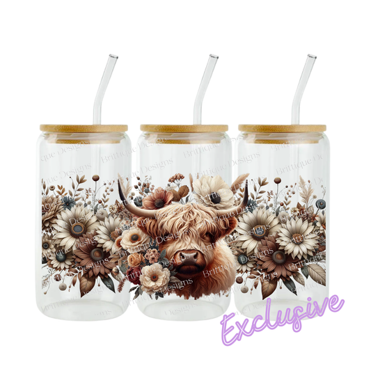 Cow & Bloom | 16oz UV DTF Exclusive
