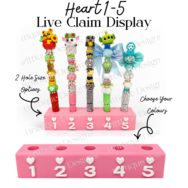 Live Sale Beaded Pen Claim Display