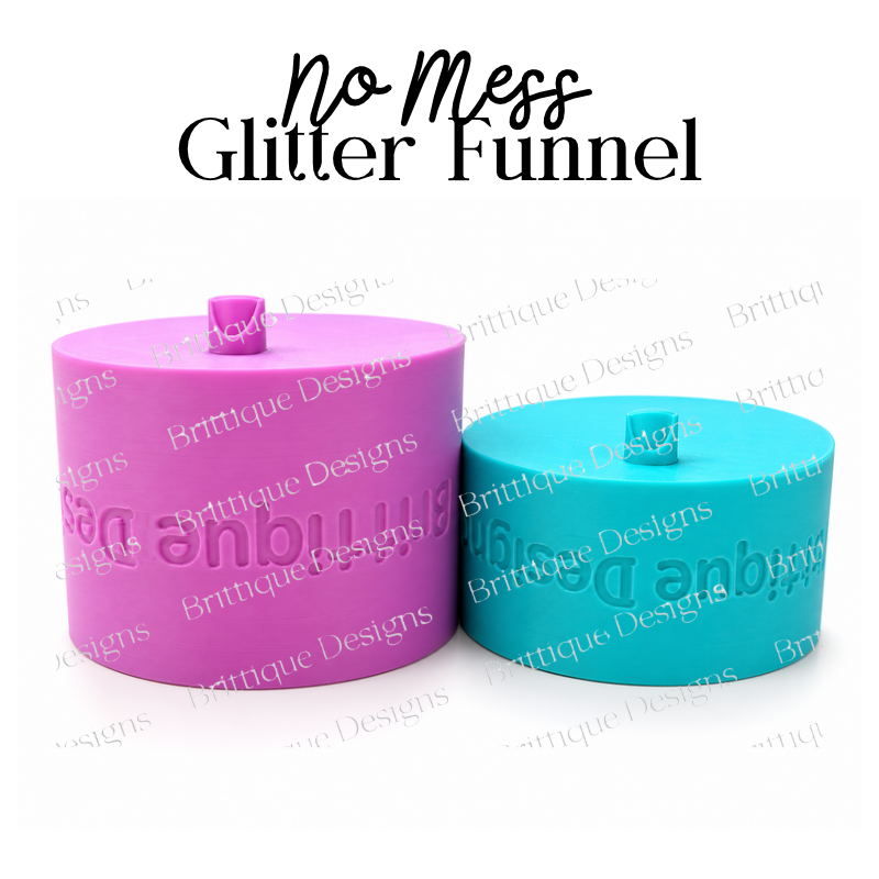 No Mess Glitter Funnel | 3D Printed Glitter Funnel