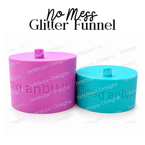 No Mess Glitter Funnel | 3D Printed Glitter Funnel