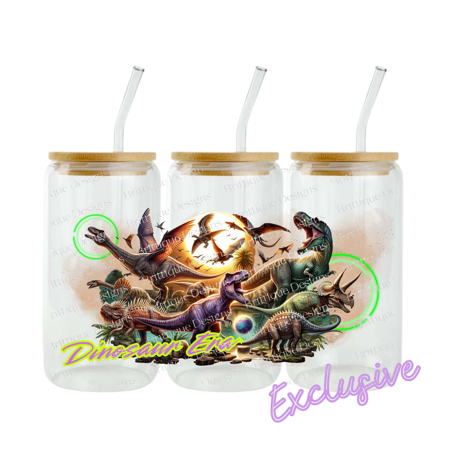 Dinosaur Era | 16oz UV DTF Exclusive