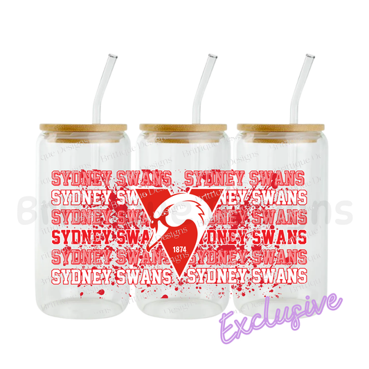 Sydney Swans | AFL Football | 16oz UV DTF Exclusive