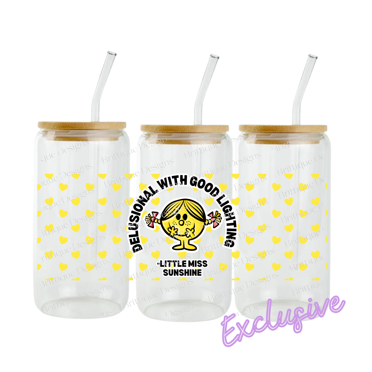 Little Miss Sunshine | 16oz UV DTF Exclusive