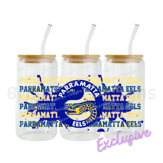 Parramatta Eels | NRL Football | 16oz UV DTF Exclusive