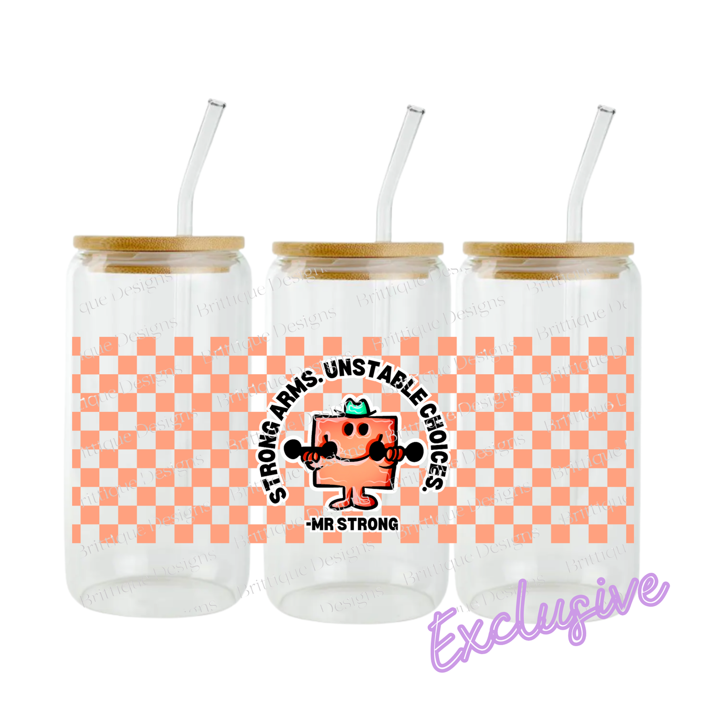 Mr Strong | 16oz UV DTF Exclusive