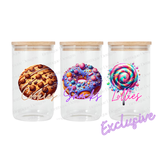 Sweets | Canister | 16oz UV DTF Exclusive
