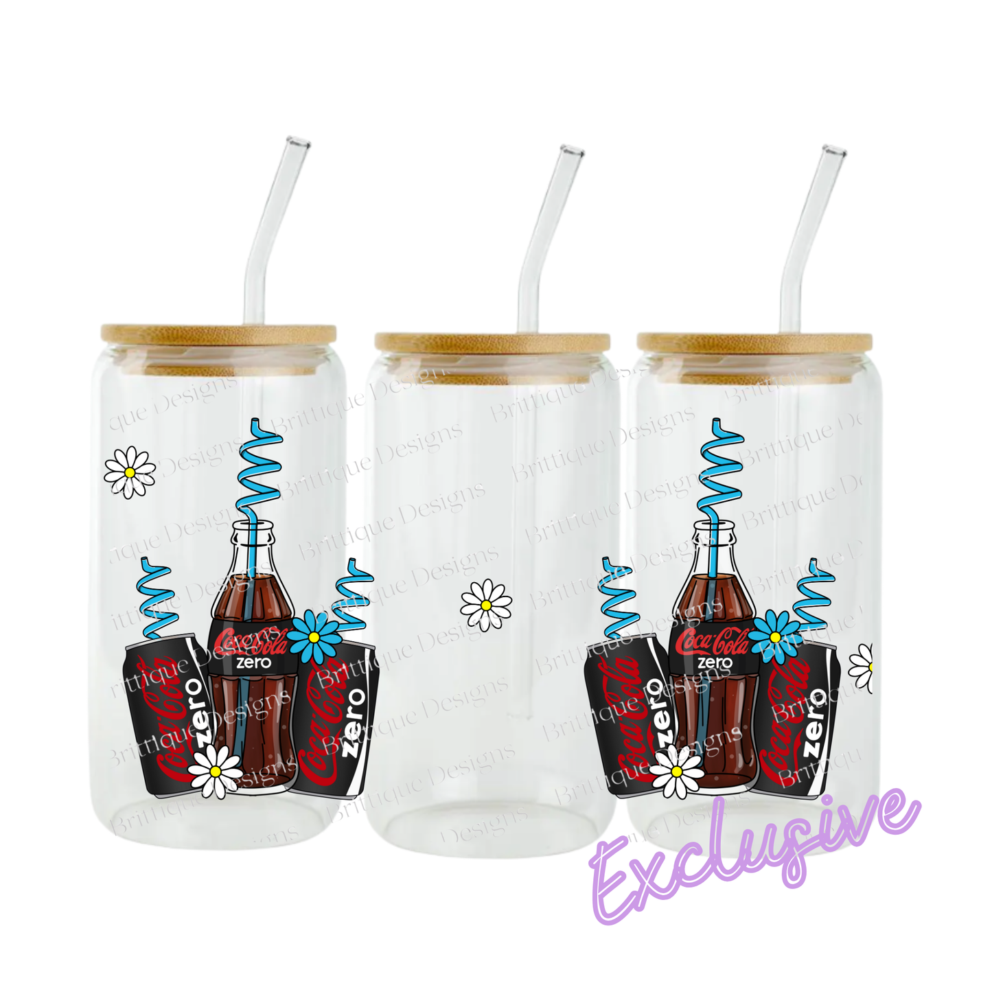 Coke Zero | 16oz UV DTF Exclusive