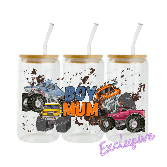 Boy Mum | 16oz UV DTF Exclusive