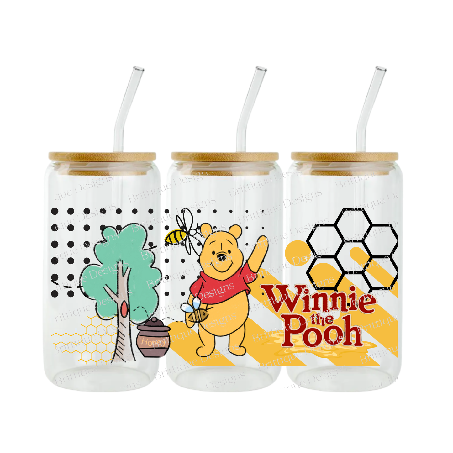 W1nn1e The P00h | 16oz Double Sided UV DTF | #455