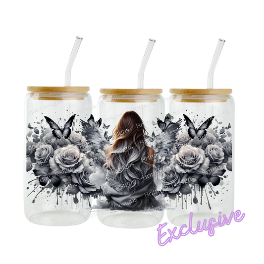 Rose Angel | 16oz UV DTF Exclusive