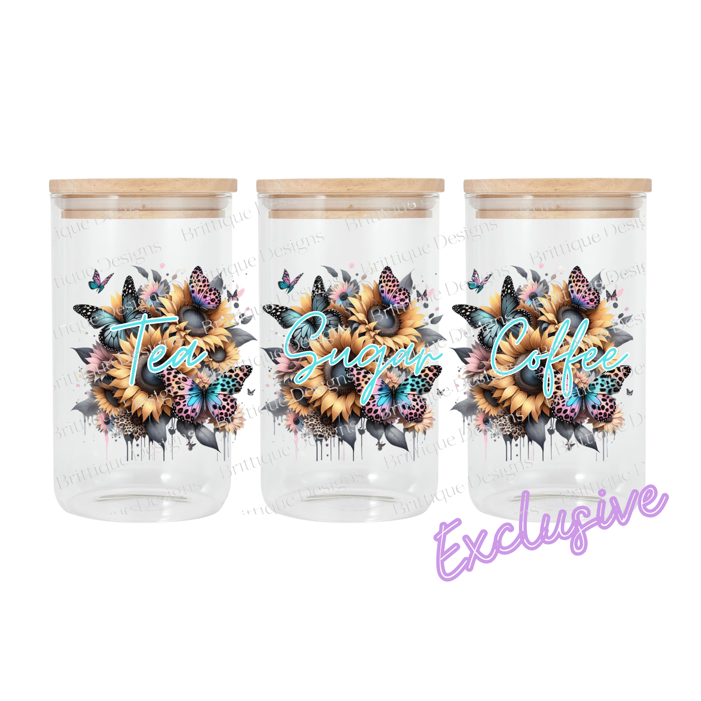 Butterfly | Canister | 16oz UV DTF Exclusive