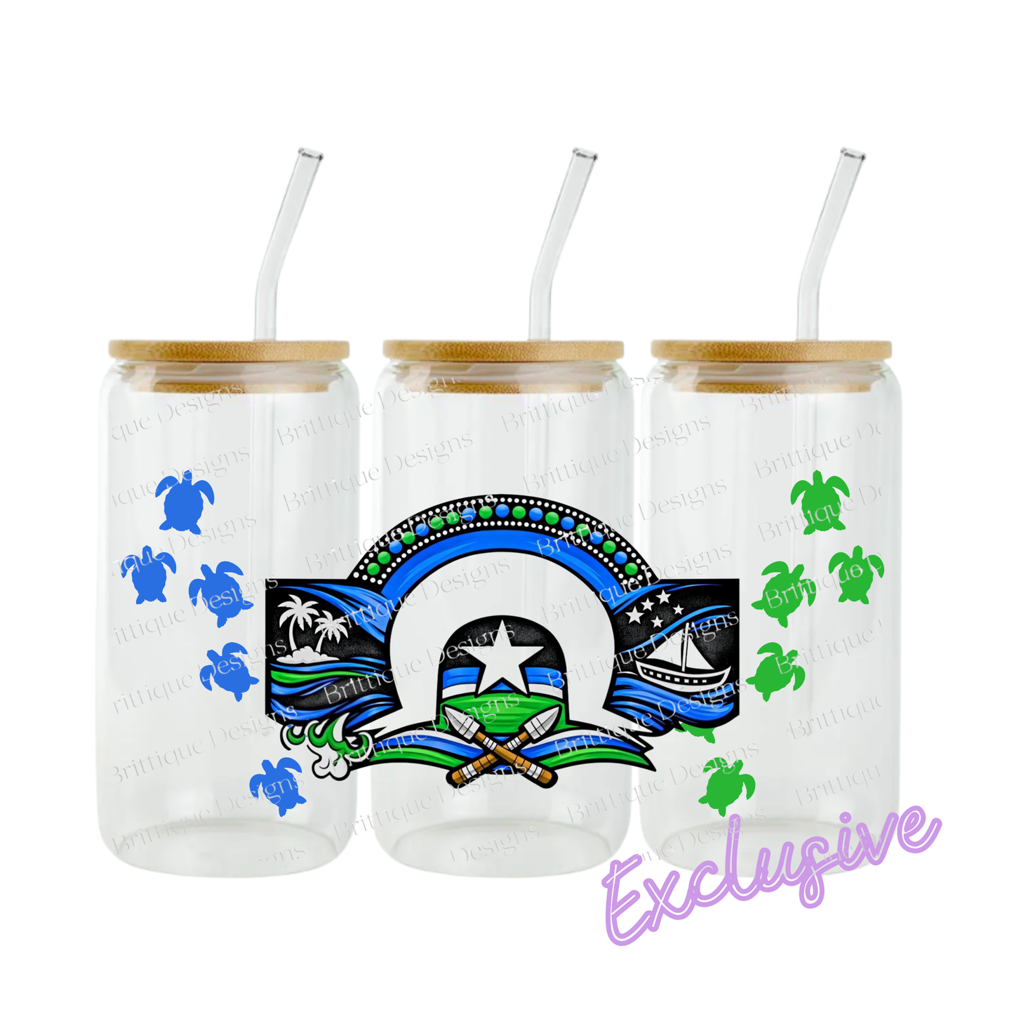 Torres Strait Island | 16oz UV DTF Exclusive | #997