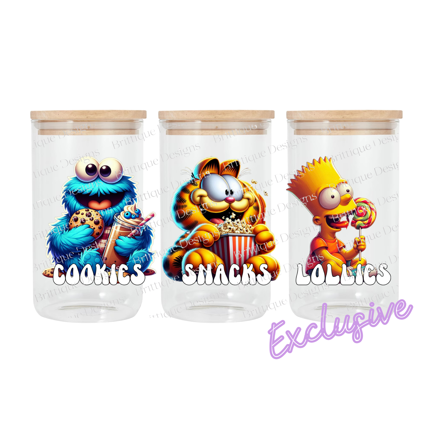Characters | Canister | 16oz UV DTF Exclusive