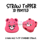 Straw Toppers | 3D Printed | 8mm Hole