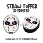Straw Toppers | 3D Printed | 8mm Hole